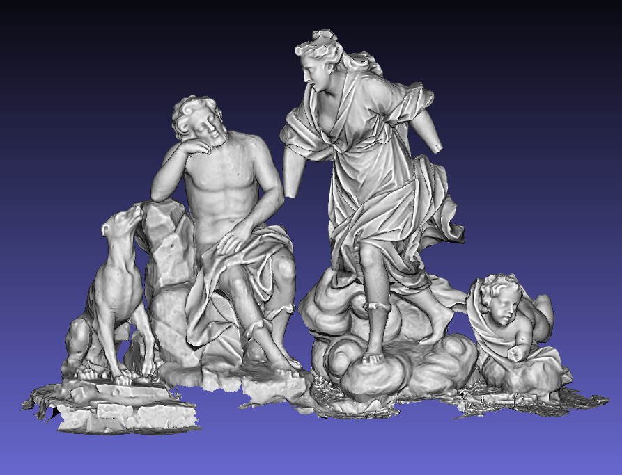 Scan of the Garden of Villa Sciarra by Revopoint RANGE 2. Image credit: Dfodaro.
