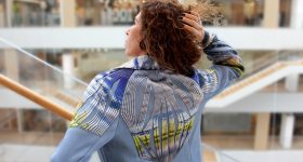 Ganit Goldstein's GnoMon jacket. Photo via Yaron Atiya.